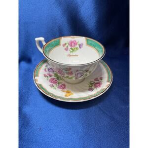 Hudson Middleton September Collector Teacup and Saucer